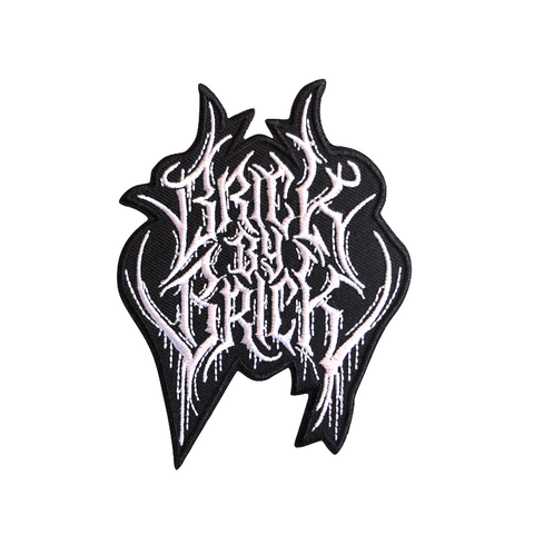 Black Metal Logo Patch